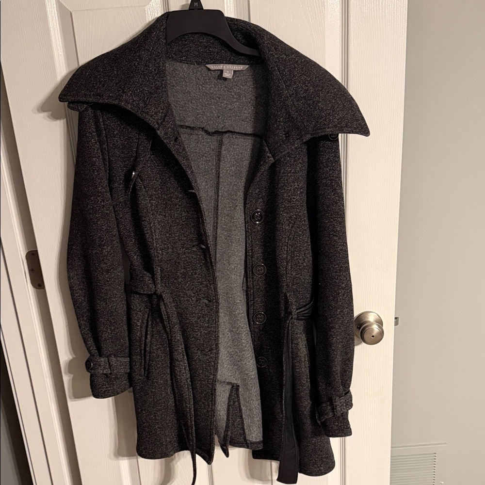 Valerie Stevens Charcoal Trench Coat